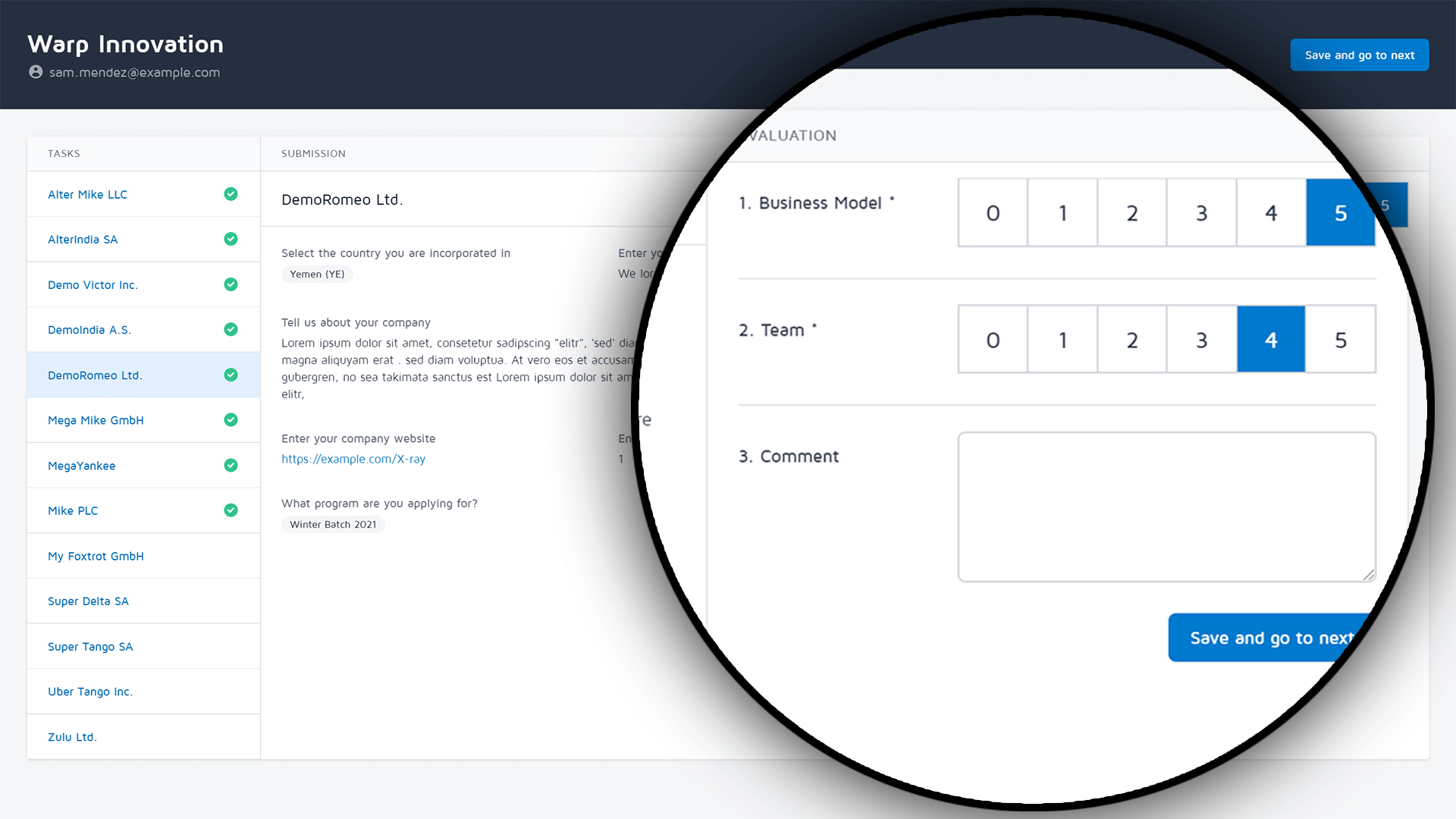 Structured Innovation and Startup Scouting and Evaluation with Innoscout