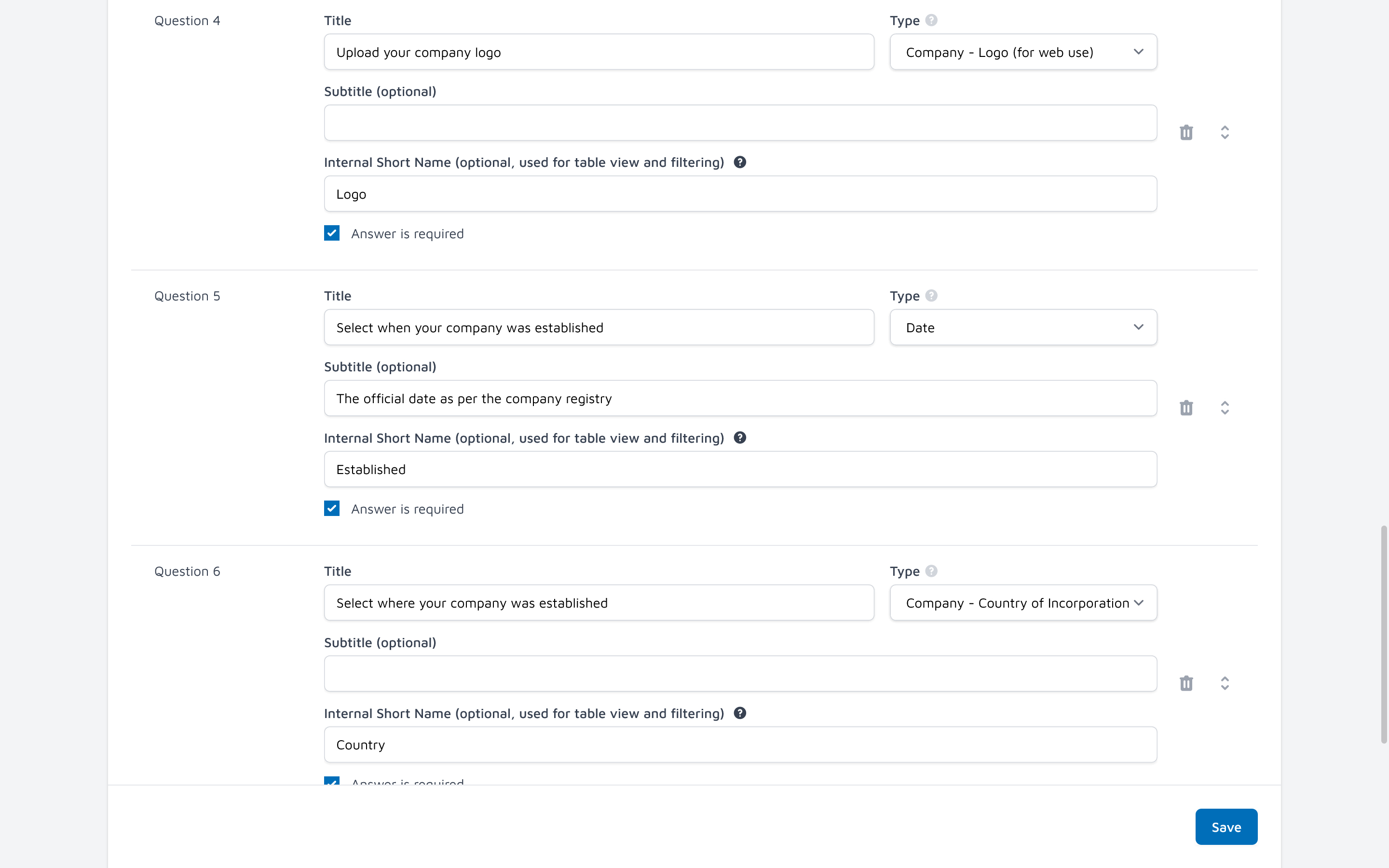 Innoscout user interface