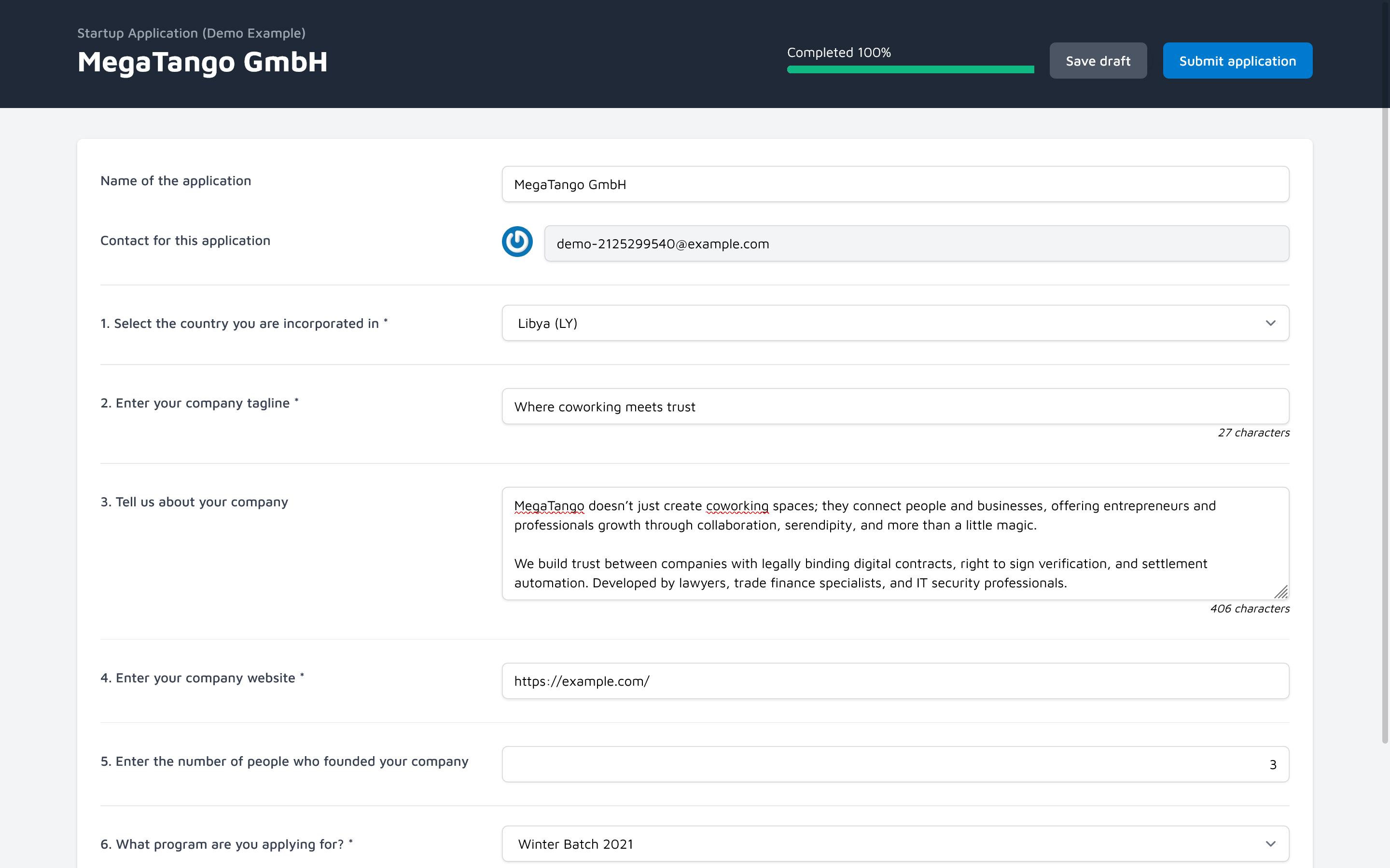 Innoscout user interface